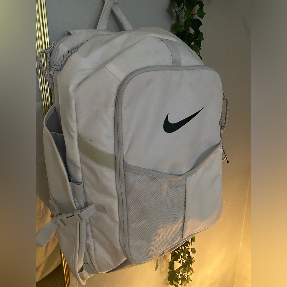 White Nike backpack